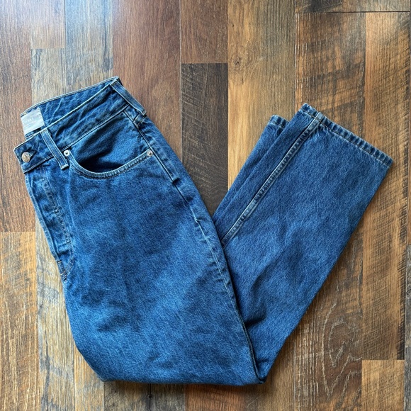 Everlane The Curvy 90’s Cheeky Straight Jean Size 30 (10) Organic Cotton NWOT - Picture 7 of 12